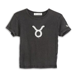 Free People Laundry Room Taurus zodiac sign ribbed tee XS